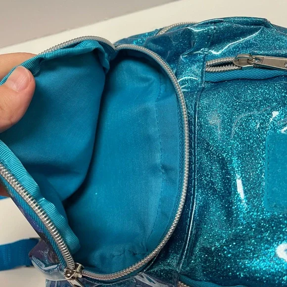 Disney Parks Ariel The Little Mermaid Backpack from Disney Parks Blue Glitter - Picture 10 of 10